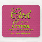 Christian Personalised GOD IS IN CONTROL Pink