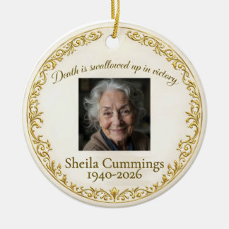 Christian Personalised Ornament Memorial