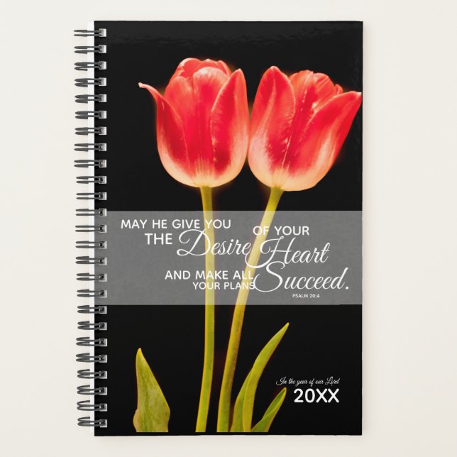 Christian Planner for Women - Psalms 20 Scripture (Front)