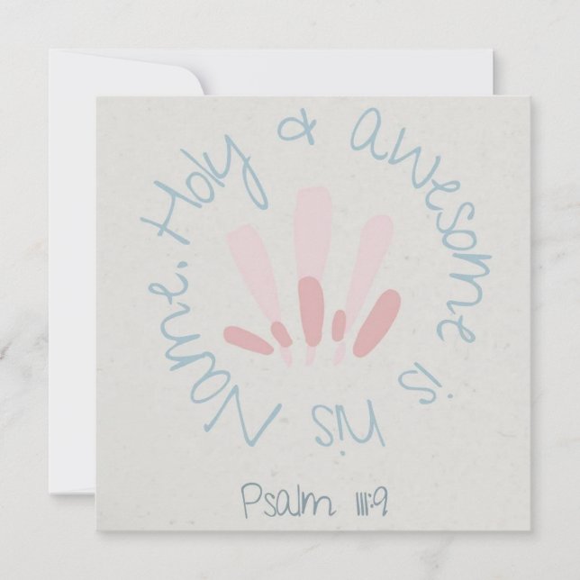 Christian Postcard / Faith Card (Front)