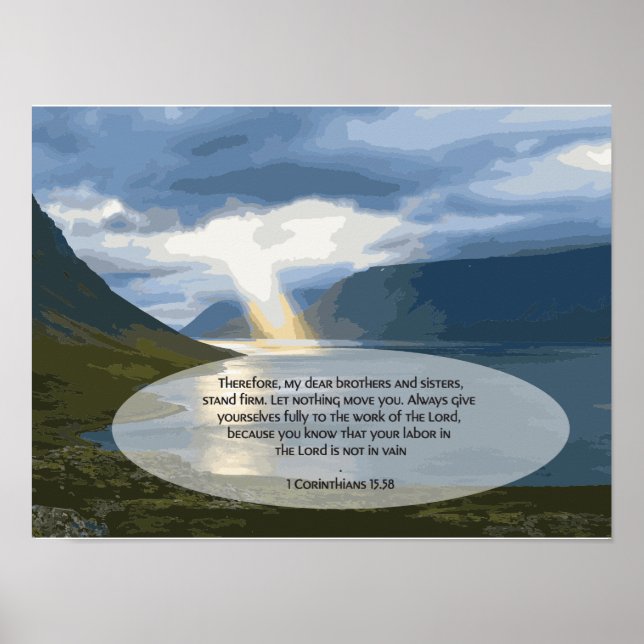 Christian Poster - Corinthians (Front)