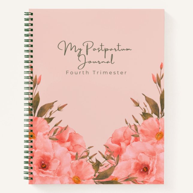 Christian Postpartum Journal | Fourth Trimester (Front)