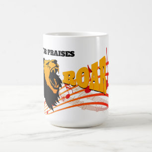 Christian PRAISES ROAR Lion Coffee Mug