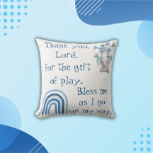 Christian Prayer for kids Blue |
