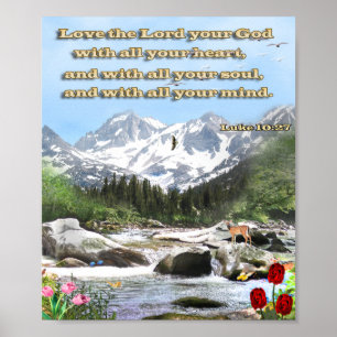Christian Prayer poster art