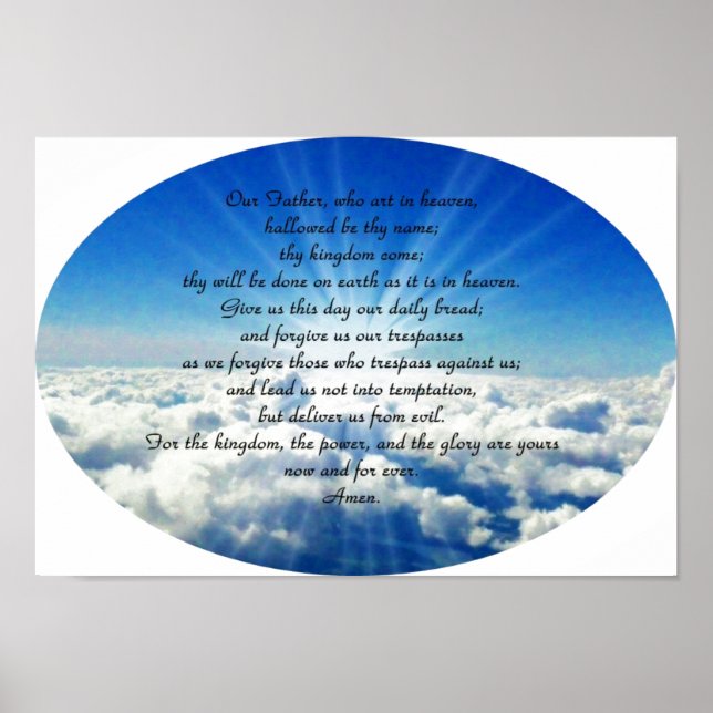 Christian prayers Poster Prints (Front)