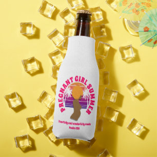 Christian PREGNANT GIRL SUMMER Afro Queen Bottle Cooler