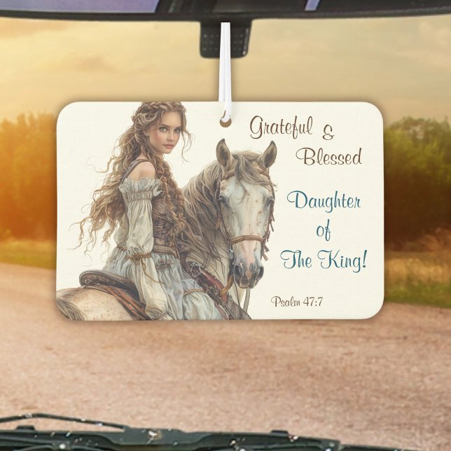 Christian Princess on Horseback Air Freshener  (Creator Uploaded)