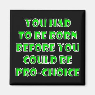 Christian Pro-Choice Anti-Abortion Choose Life Magnet