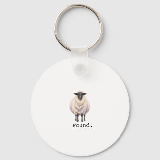 Christian Psalm 23 Lamb Key Ring