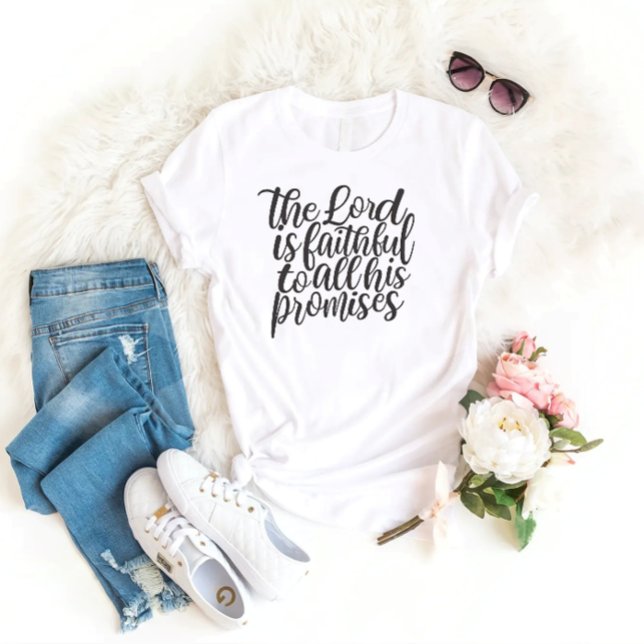 Christian Quote Bible Verse Hand Lettered T-Shirt (Creator Uploaded)