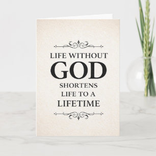 Christian quote card