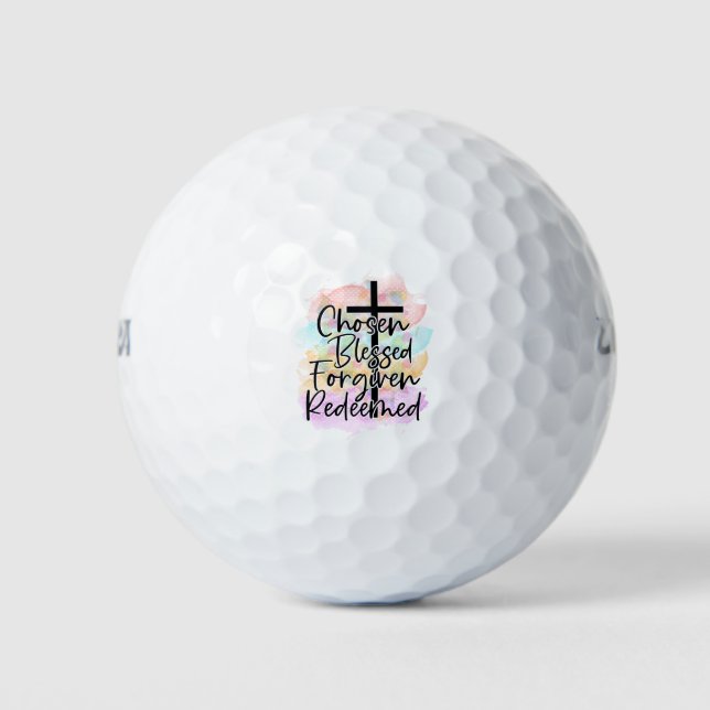 CHRISTIAN QUOTE GOLF BALLS (Front)