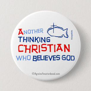 Christian Quotes 7.5 Cm Round Badge