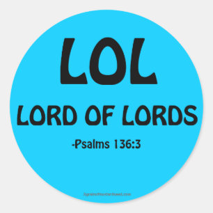Christian Quotes Classic Round Sticker