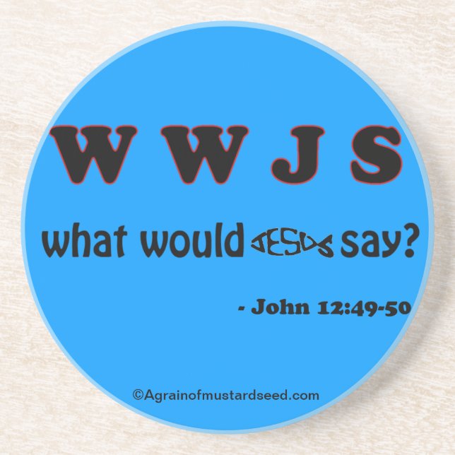 Christian Quotes Inspirational Coaster (Front)