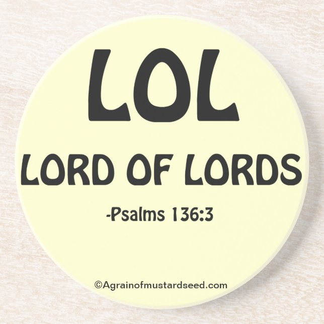 Christian Quotes Inspirational Coaster (Front)