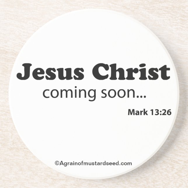 Christian Quotes Inspirational Coaster (Front)