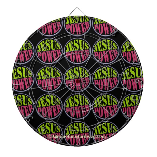Christian Quotes Inspirational Dartboard (Front)