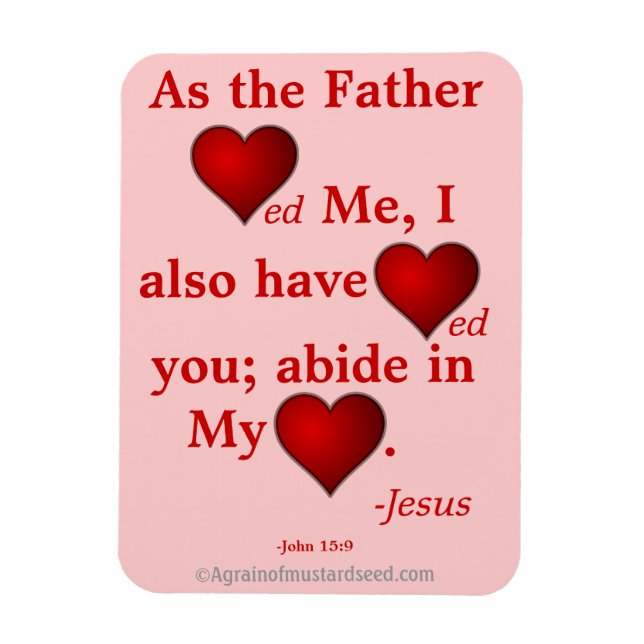 Christian Quotes Inspirational Magnet (Vertical)