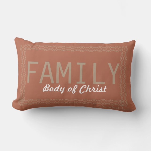 Christian Quotes Lumbar Cushion (Front)