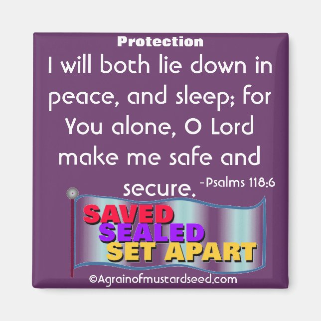 Christian Quotes Magnet (Front)