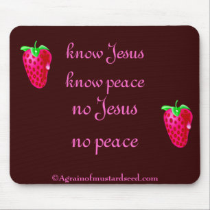 Christian Quotes Mouse Pad
