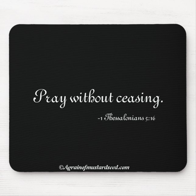 Christian Quotes Mouse Pad (Front)