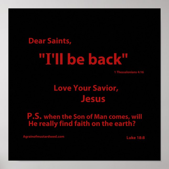 Christian Quotes Poster (Front)