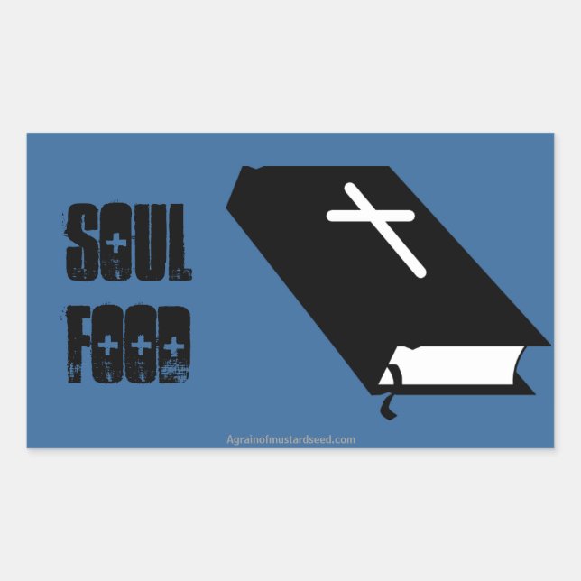 Christian Quotes Rectangular Sticker (Front)