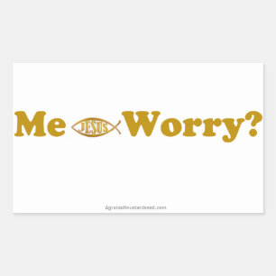 Christian Quotes Rectangular Sticker