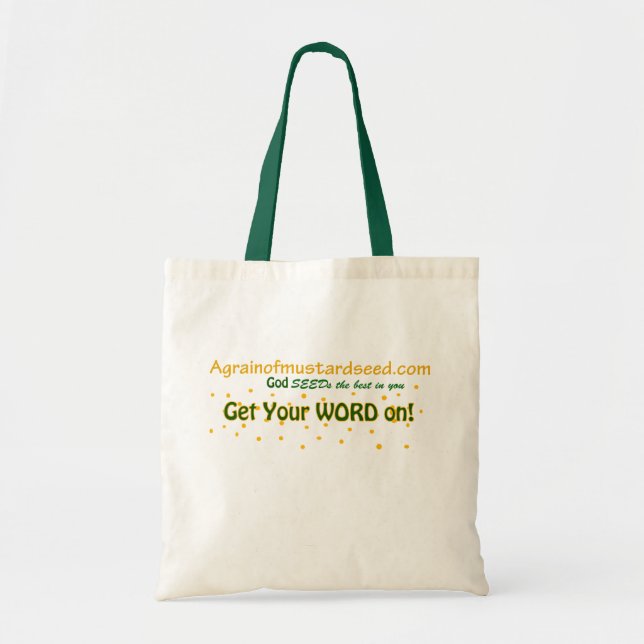 Christian Quotes Tote Bag (Front)