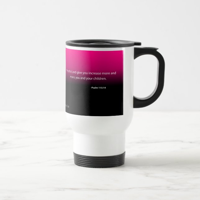 Christian Quotes Travel Mug (Right)