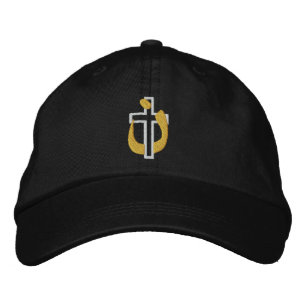 Christian Religion Cross and Christianity Symbol Embroidered Hat