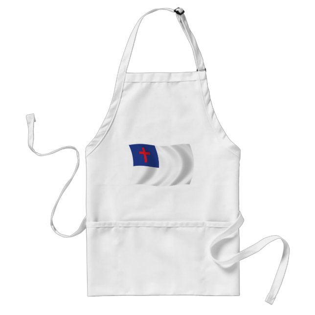 Christian Religion Flag Apron (Front)