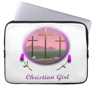 Christian,religious,art,"digital art",inspirationa laptop sleeve