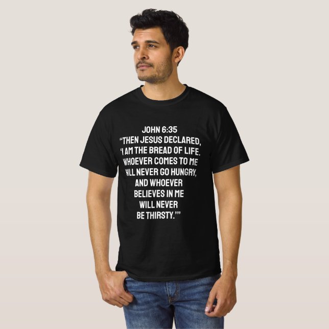 CHRISTIAN RELIGIOUS  BIBLE VERSE QUOTES T-Shirt (Front Full)