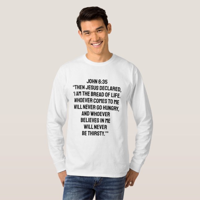 CHRISTIAN RELIGIOUS  BIBLE VERSE QUOTES T-Shirt (Front Full)