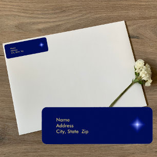 Christian Religious Christmas Address Label