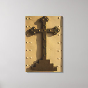 Christian religious cross, Iraq Canvas Print