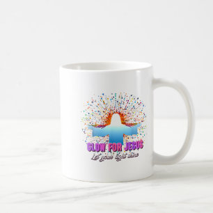 Christian Religious Glow For Jesus Let Your Light  Coffee Mug