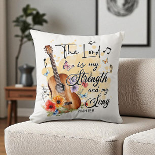 Christian Religious Lord is My Strength & Song Cushion