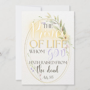 Christian Religious, Scripture Easter Card
