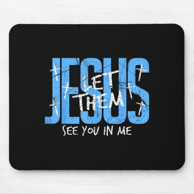 Christian Religious See You In Me Thankful Thanksg Mouse Pad (Front)