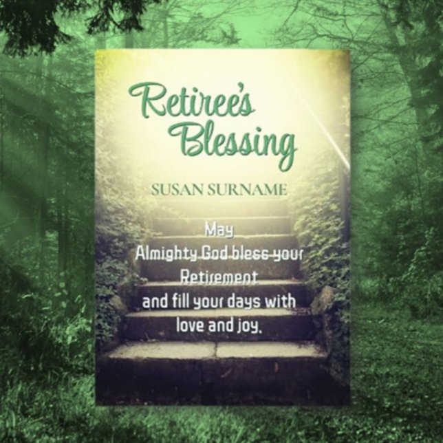  Christian Retirement blessings card (Creator Uploaded)
