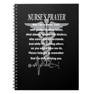 Christian RN LPN CNA Nurse's Prayer Nurse Practiti Notebook