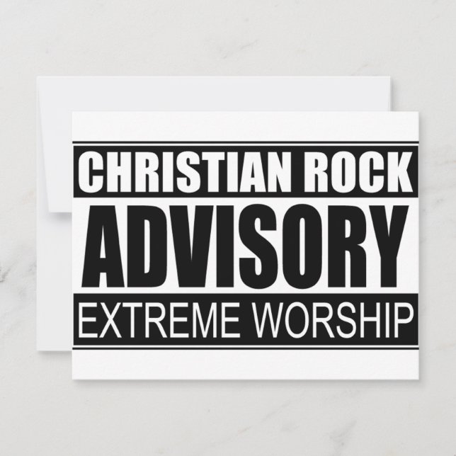 Christian Rock Advisory... (Front)