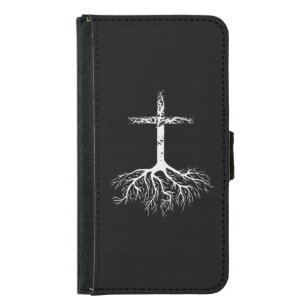 Christian Root your Faith in Jesus Christ Root Tre Samsung Galaxy S5 Wallet Case