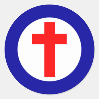 Christian Roundel Classic Round Sticker