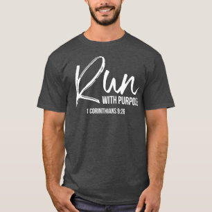 Christian Runner Gift Running Gear Run With T-Shirt
